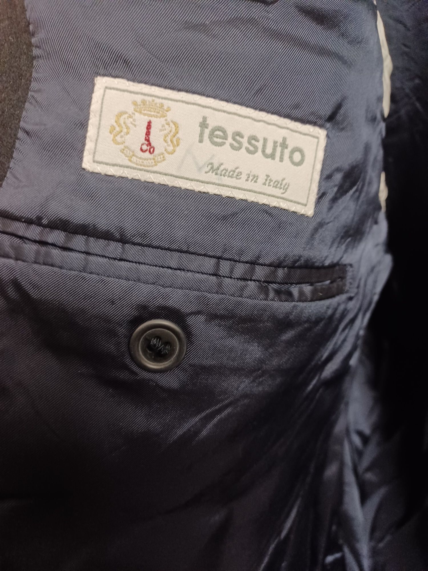Blazer italiano de lã *marca: Tessuto/Confélis