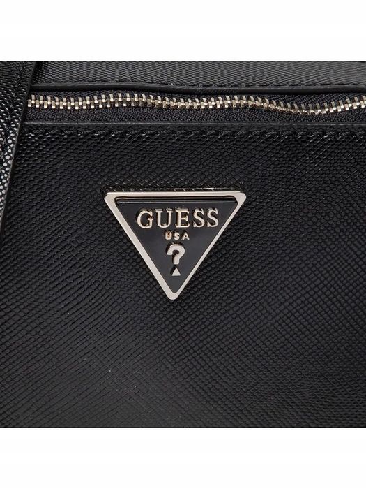 Guess Torebka Damska Torba Noelle Czarna Logowana T554