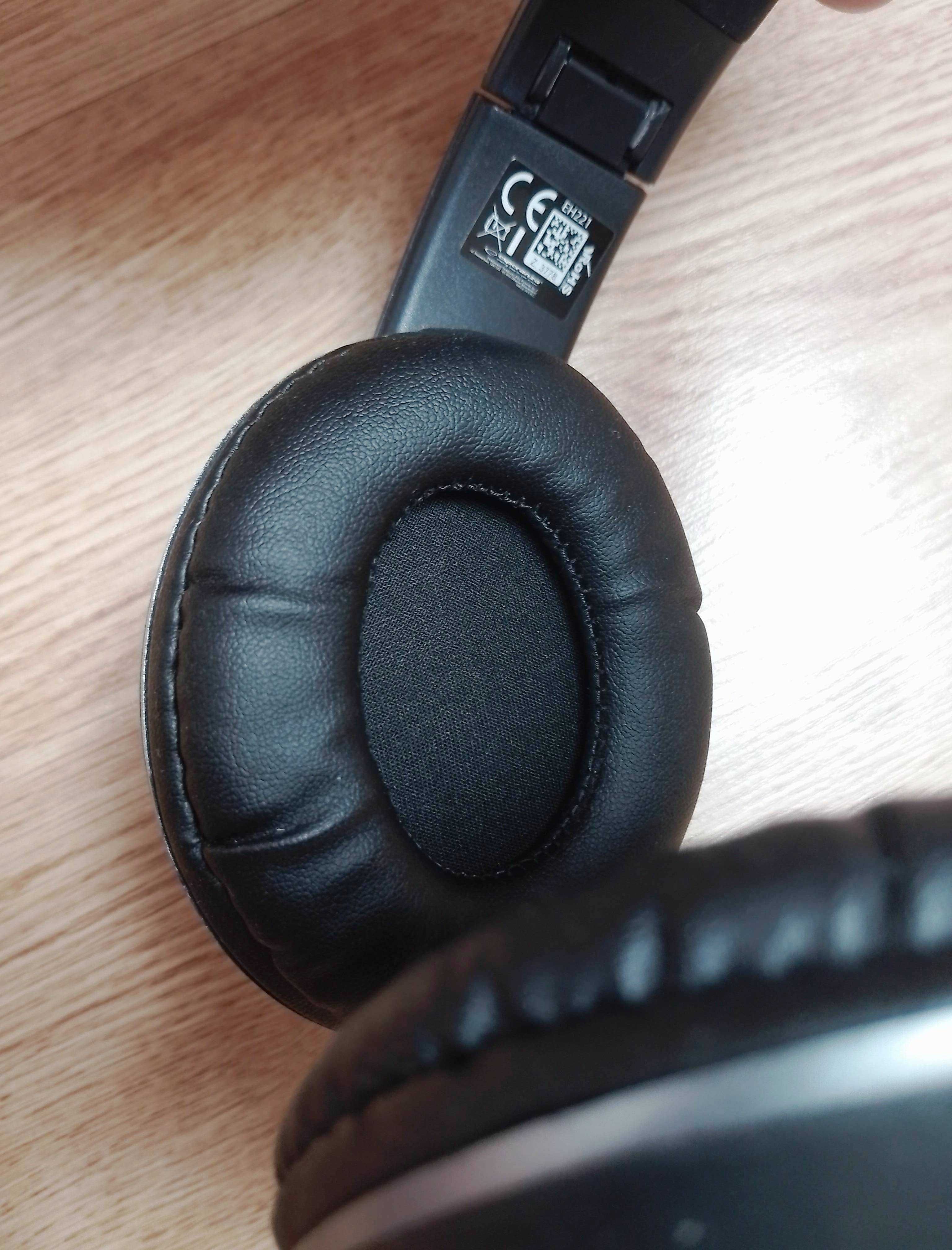 Nowe słuchawki nauszne bezprzewodowe, bluetooth, mikrofon