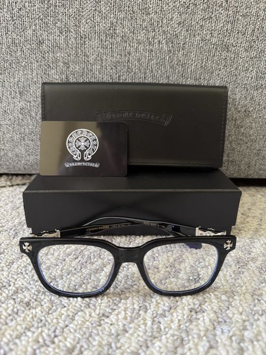 Окуляри Chrome Hearts хром хартс black