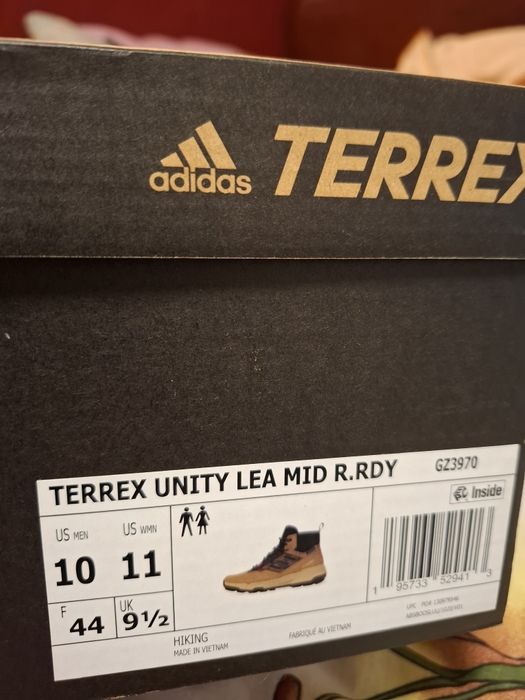 Зимові кросівки Adidas Terrex unity lea mid r.rdy