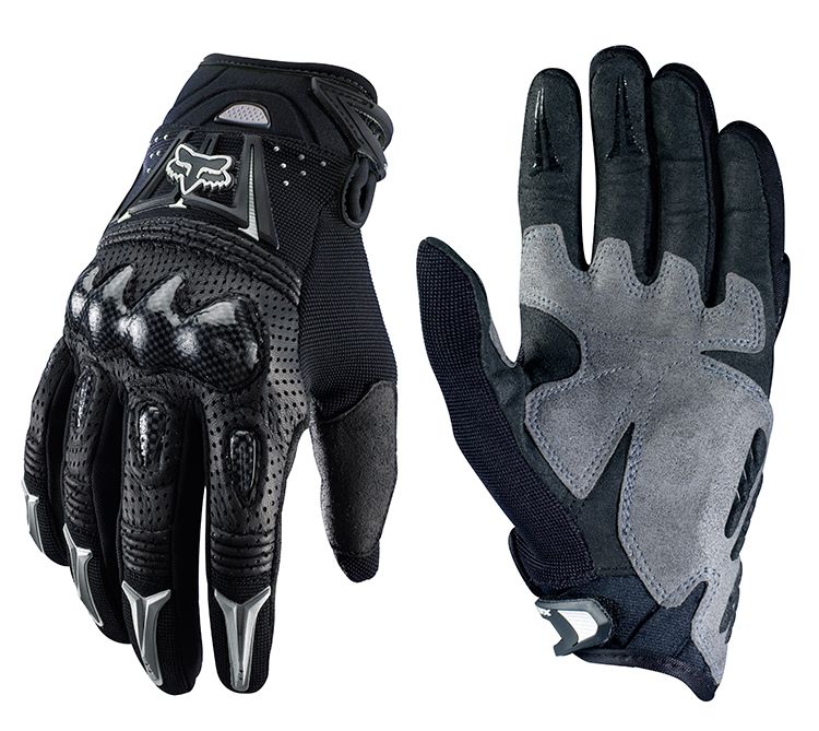 Мото перчатки FOX Bomber для мотоцикла, текстильные с защитой