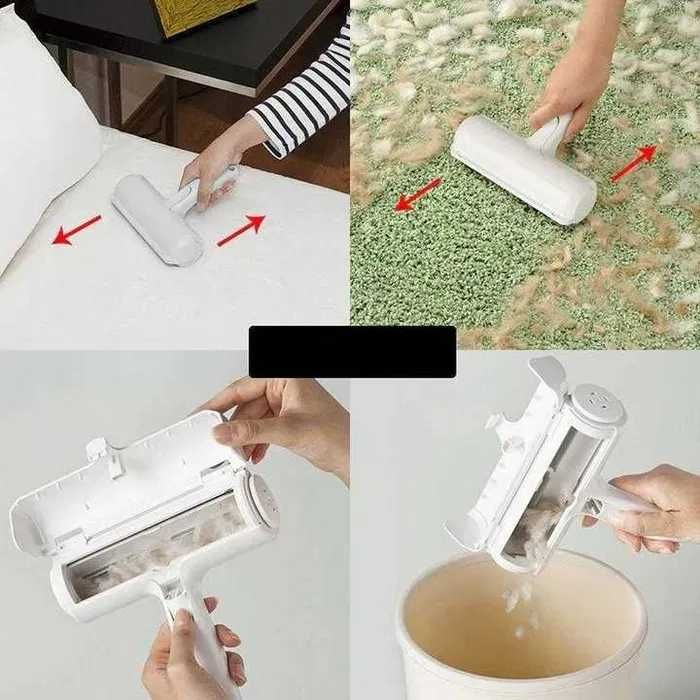 SZCZOTKA WAŁEK ROLKA do Czyszczenia UBRAŃ Zbierania SIERŚCI Psa Kota