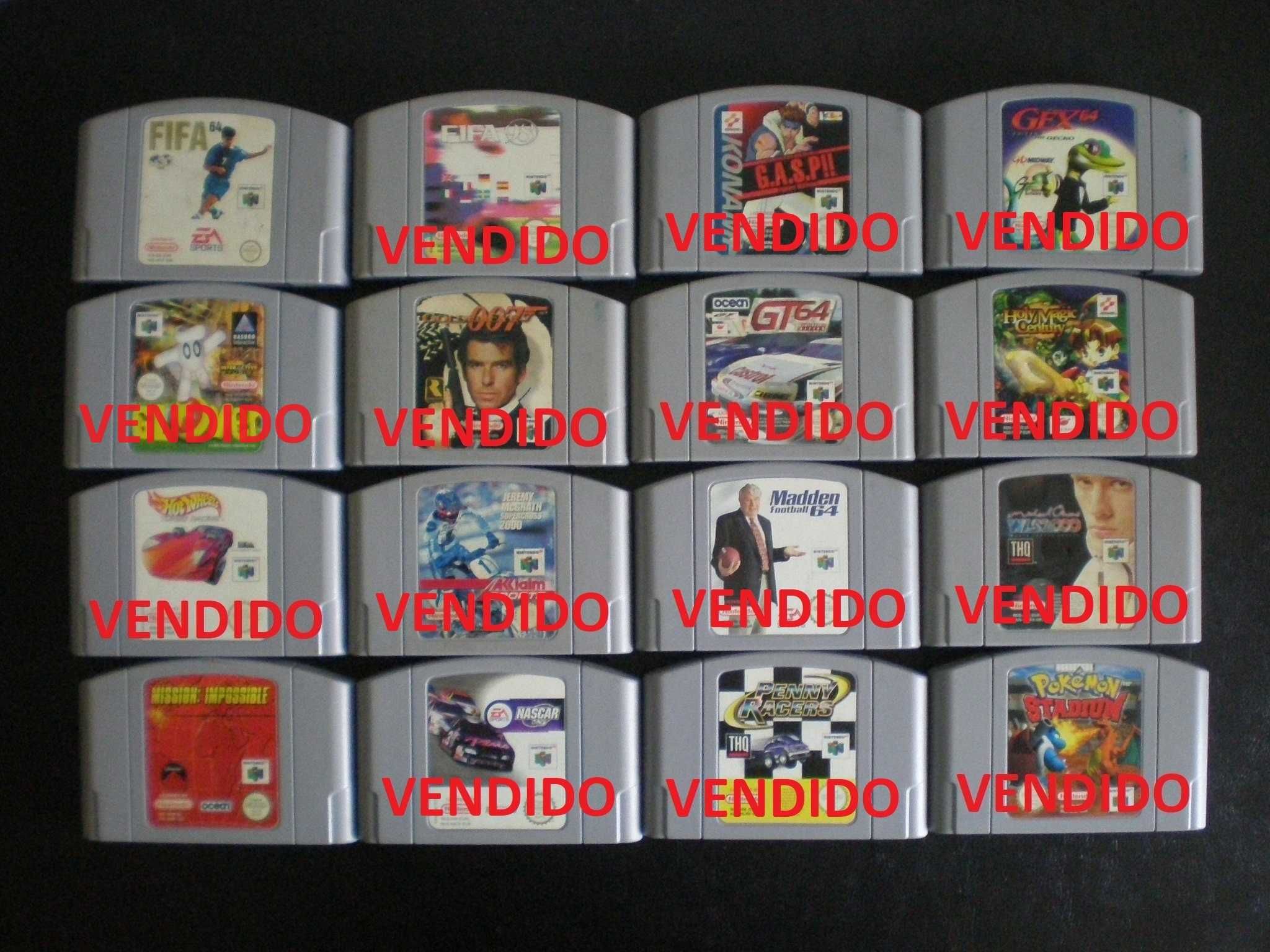 Nintendo 64 - 10 jogos PAL