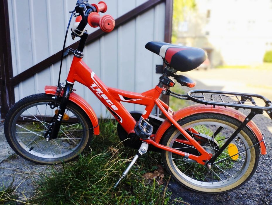 Rowerek dziecięcy czerwony koło 14 - aktualne