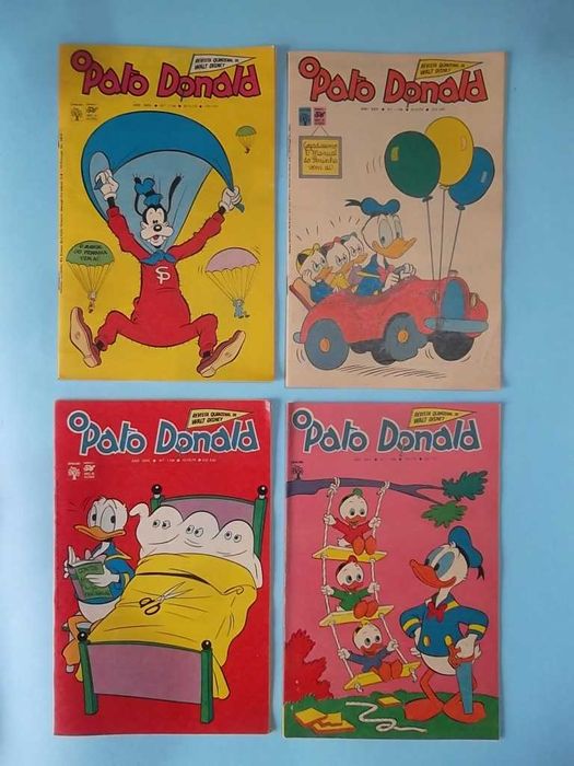 O PATO DONALD - Lote revistas antigas, bem conservadas.