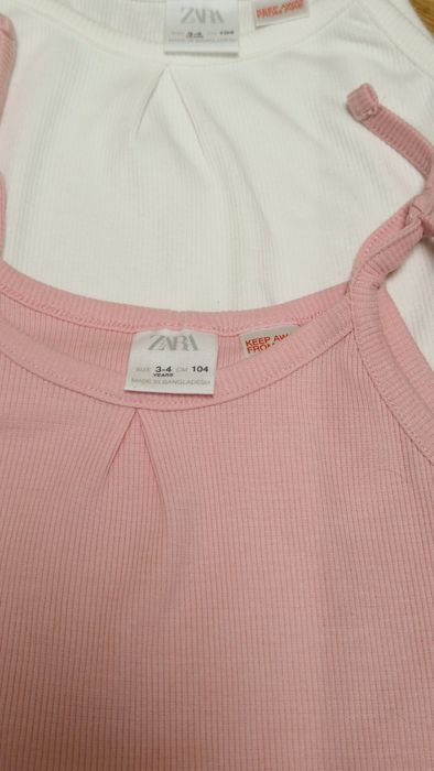 Zara koszulki dla dziewczynki rozmiar 104 3-4 lata