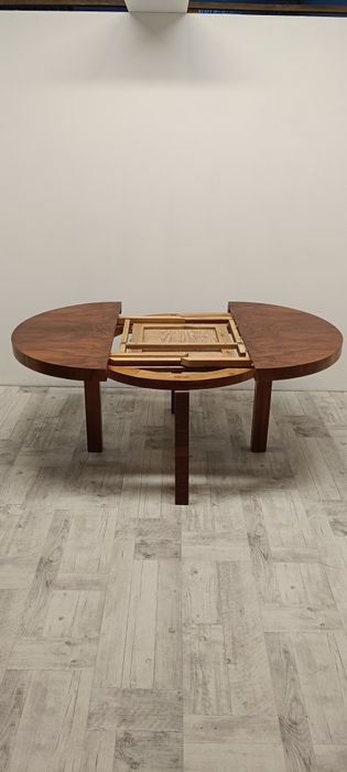 stół z krzesłami do salonu Art deco krakowska manufaktura lata 30-te