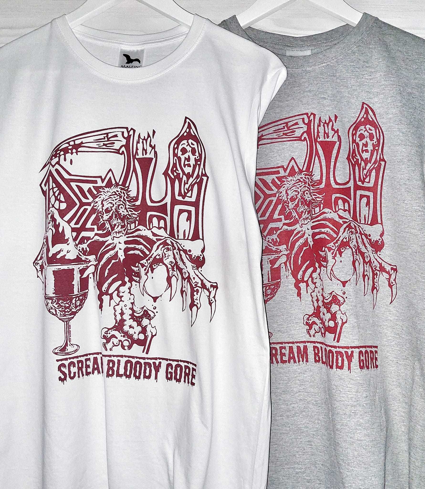 DEATH Scream Bloody Gore shirt rozmiar M