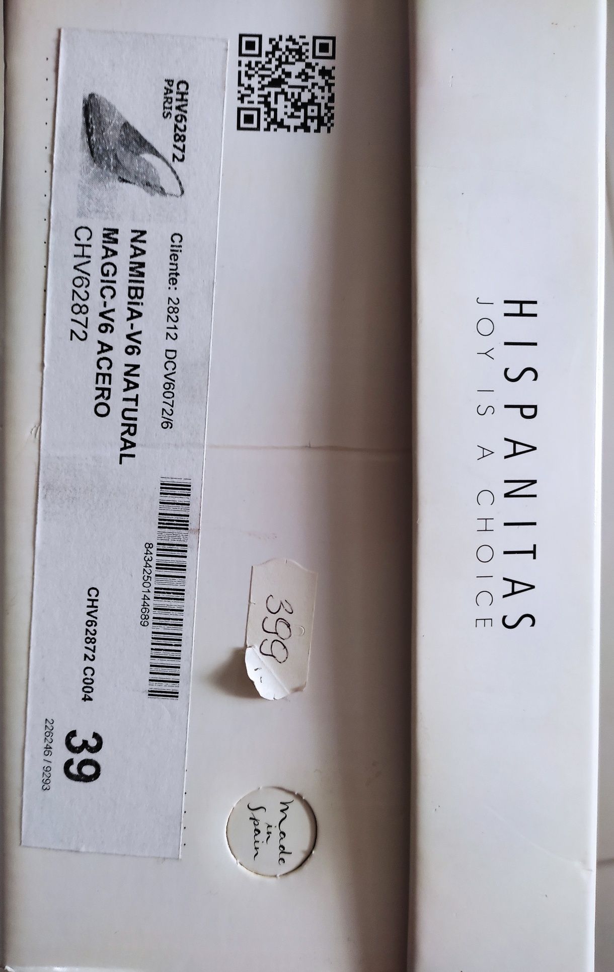 Buty damskie, czółenka Hispanitas, r. 39, nowe