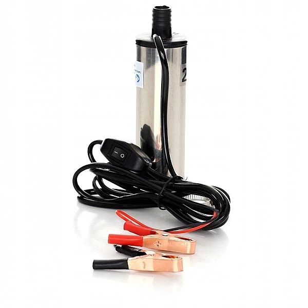 Pompa, Pompka Do Spuszczania Paliwa Ropy Oleju 12V 1,5A + Adapter 230V