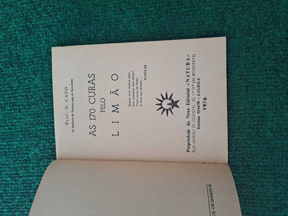 As 170 Curas pelo Limão - Prof. N. Capo