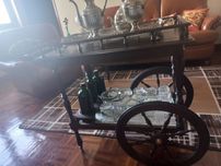 Carrinho bar em madeira vintage