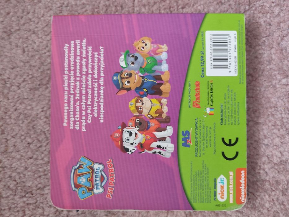 Książka "Psi patrol. Niezwykłe urodziny."