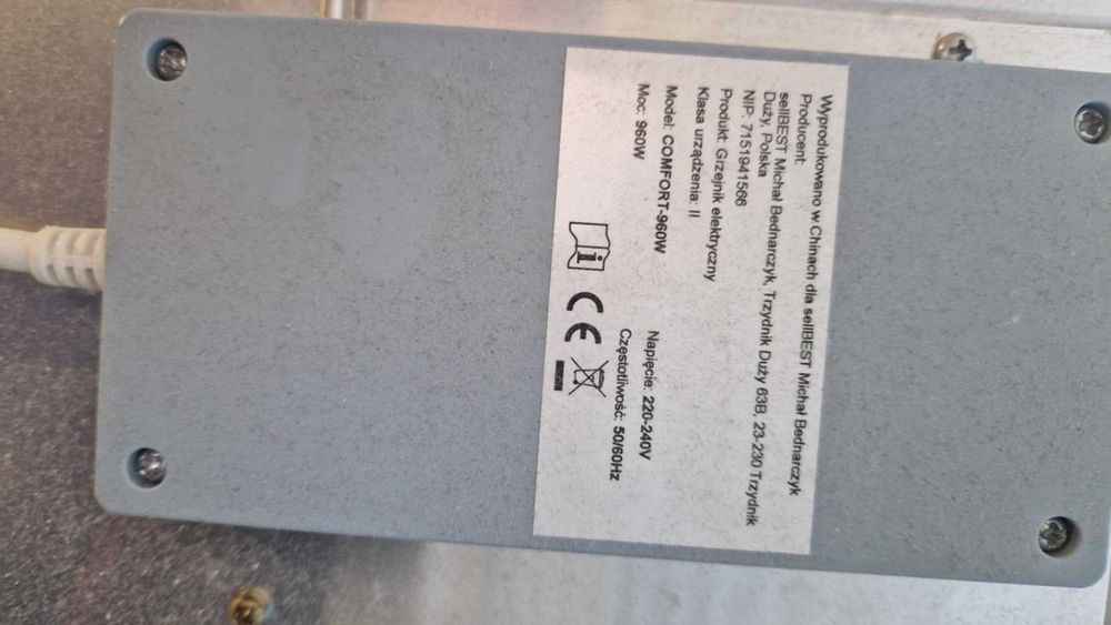 Panel grzewczy na podczerwień