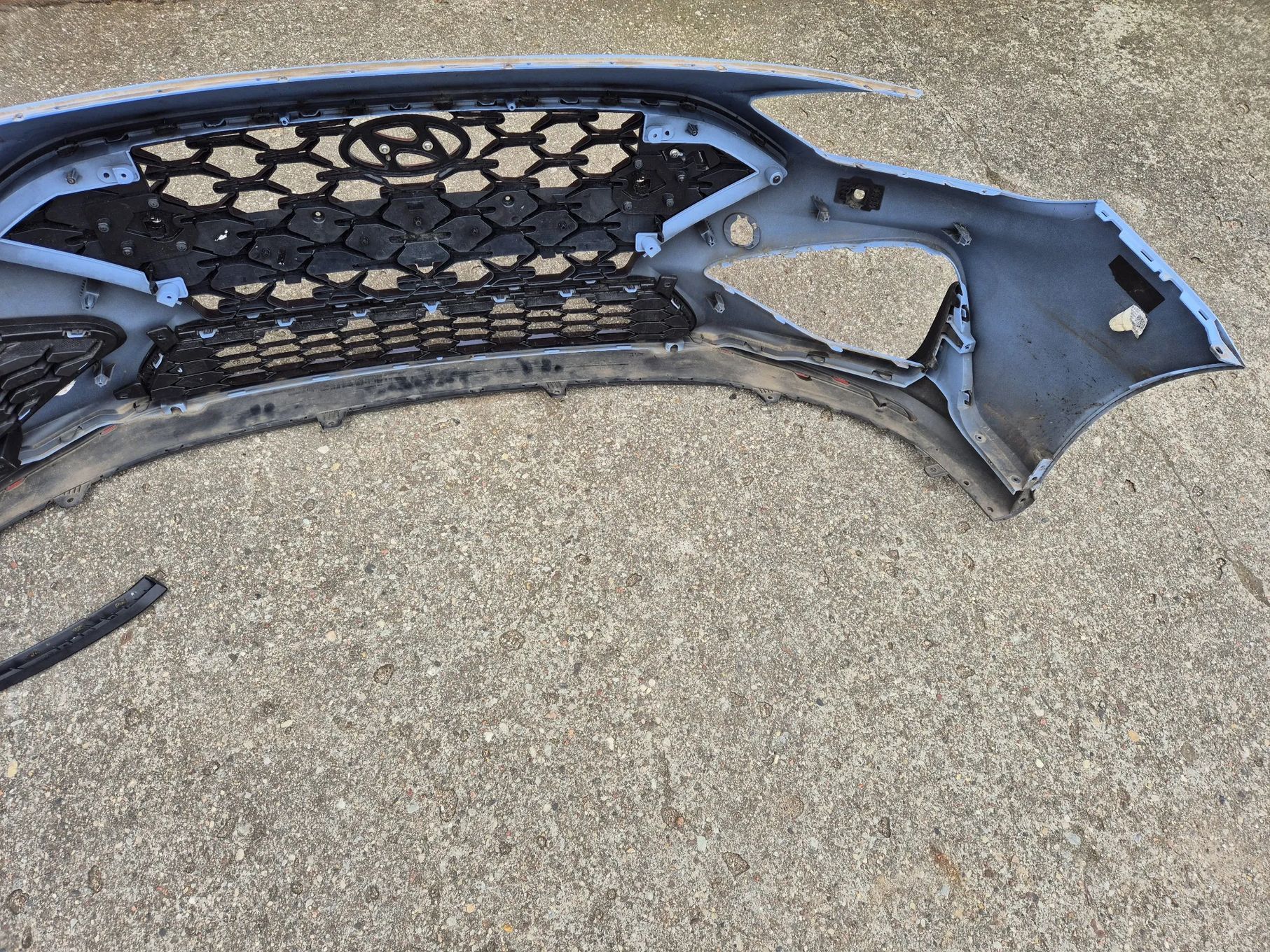 Hyundai i30 III N Line lifting 20- zderzak przedni spoiler kratka grill i30N