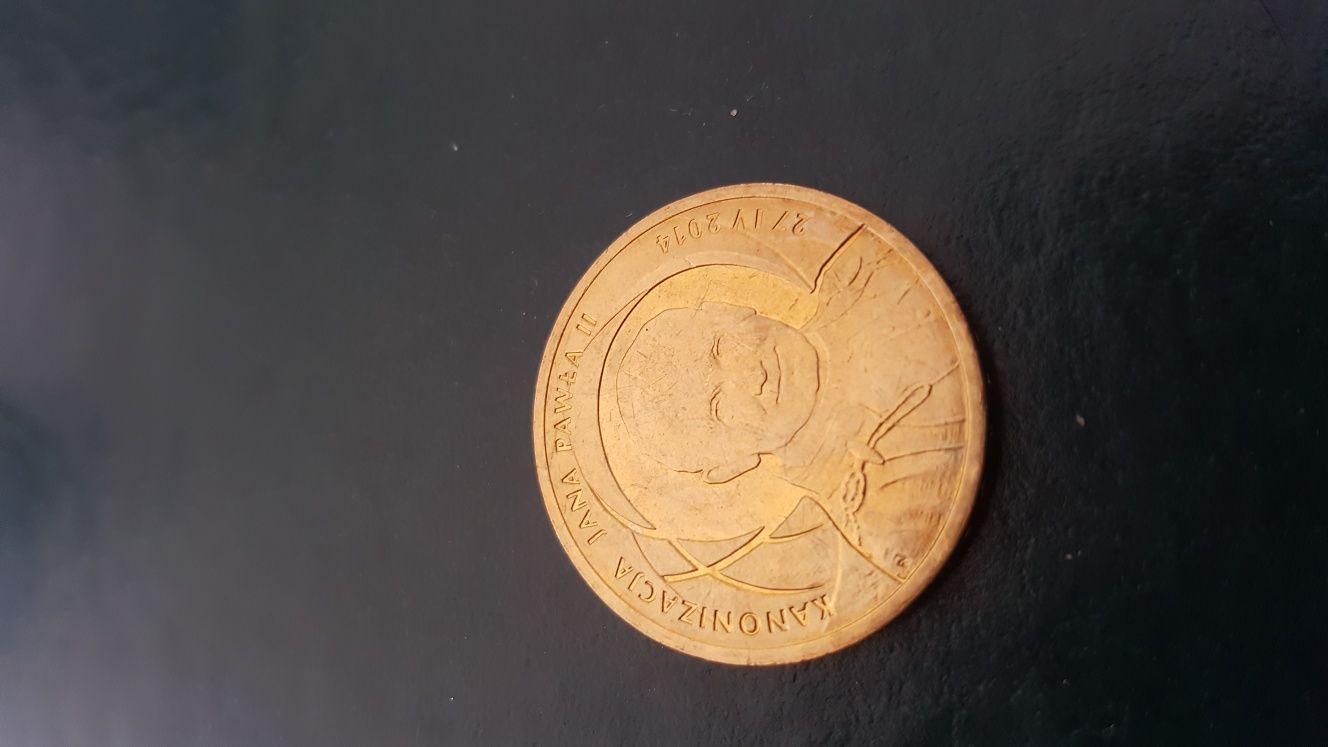 2 zł 3 monety Jan Paweł II