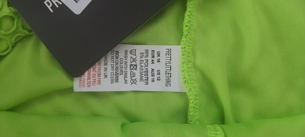 Nowe spodenki siateczkaM-xl neon