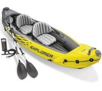 Двомісний Надувний човен-байдарка Intex Challenger K2 Kayak каяк лодка