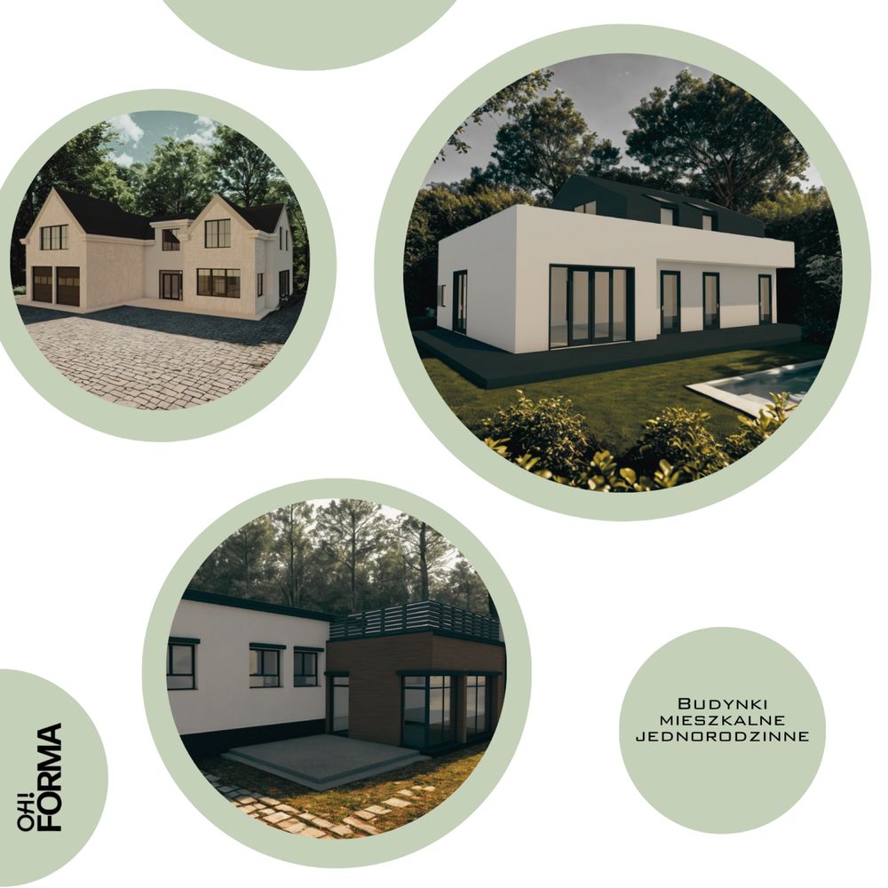 Architekt - analiza chłonności działki, adaptacje, projekty