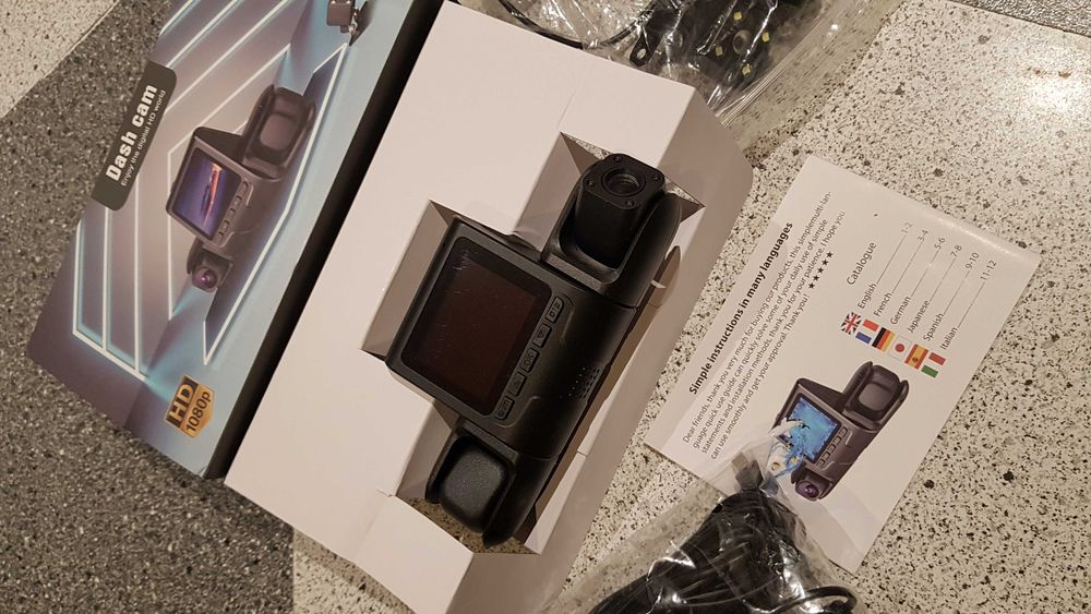 Kamera samochodowa 3x wideorejestrator przód kabina tył kamera cofania