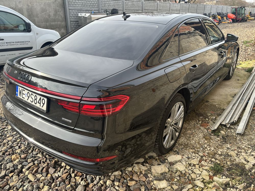 Audi A8 Long Gwarnacja Salon Polska Bezwypadkowe Matrix masaże B&O