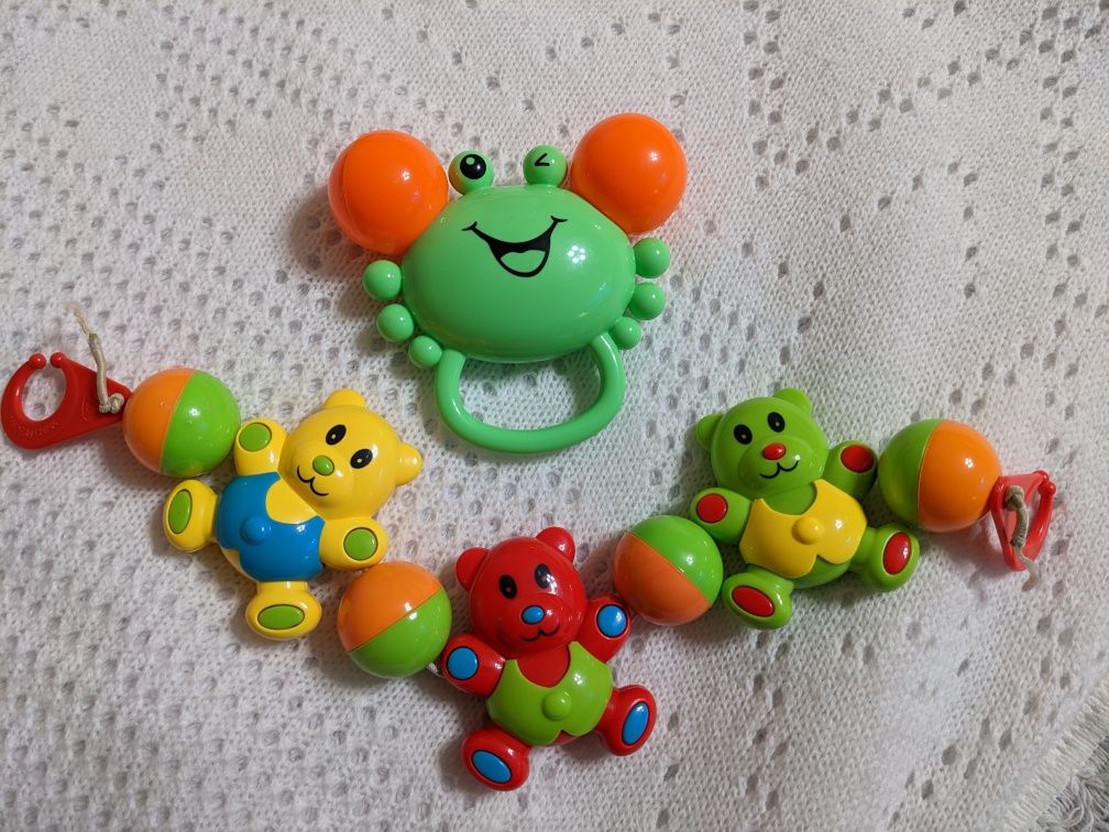 Іграшки для малечі, підвіска Lamaze, розвиваючий куб Lupilu