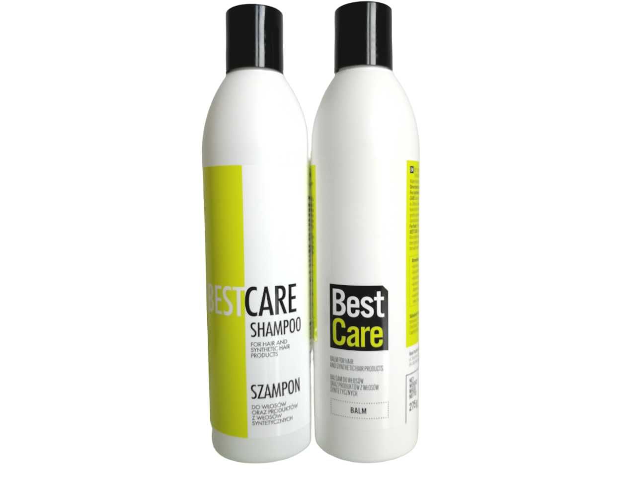 Szampon i balsam do peruk tresek clip in 2x275g zestaw do mycia peruk