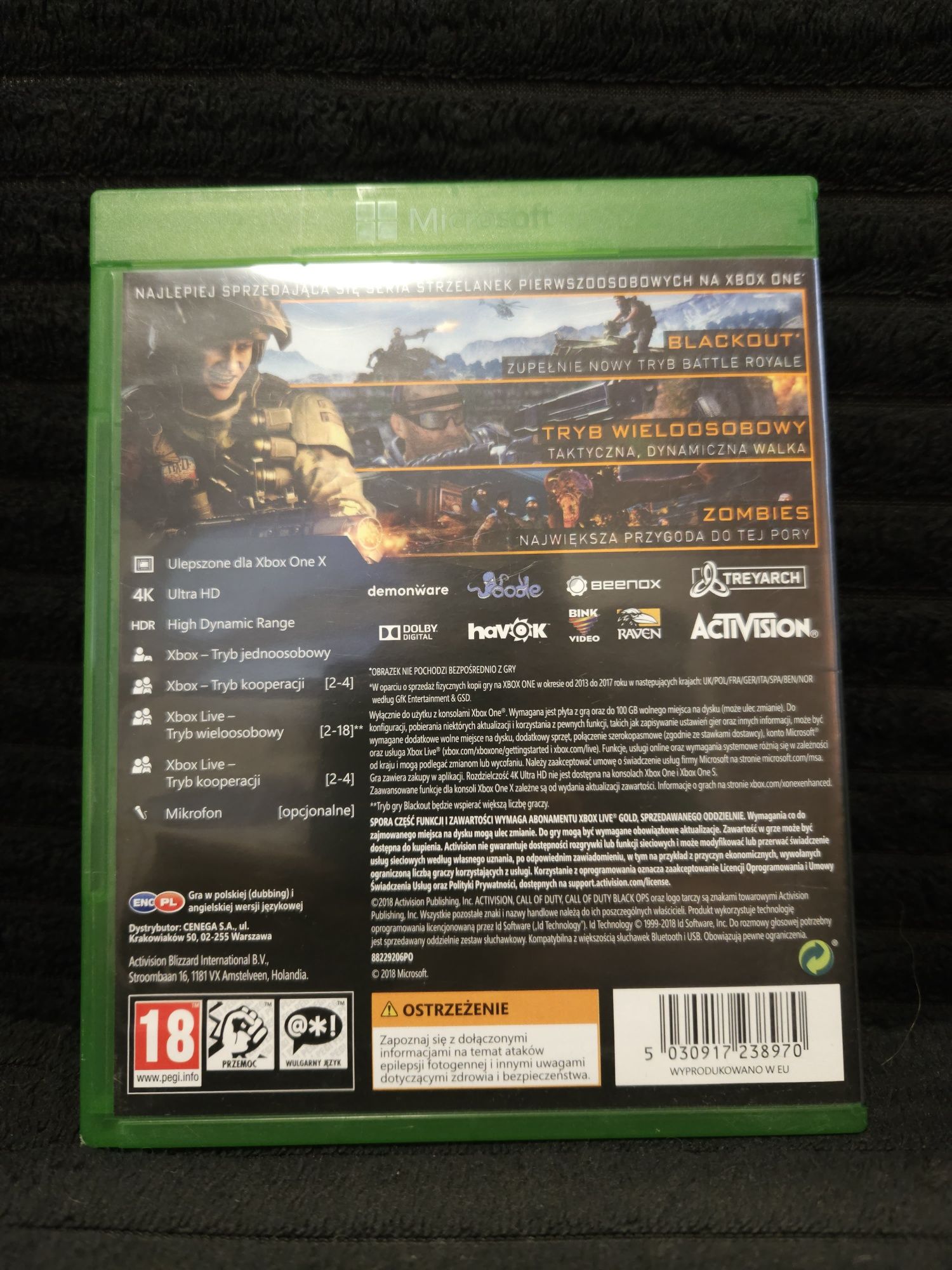 CoD Black Ops 4 na Xbox one/series