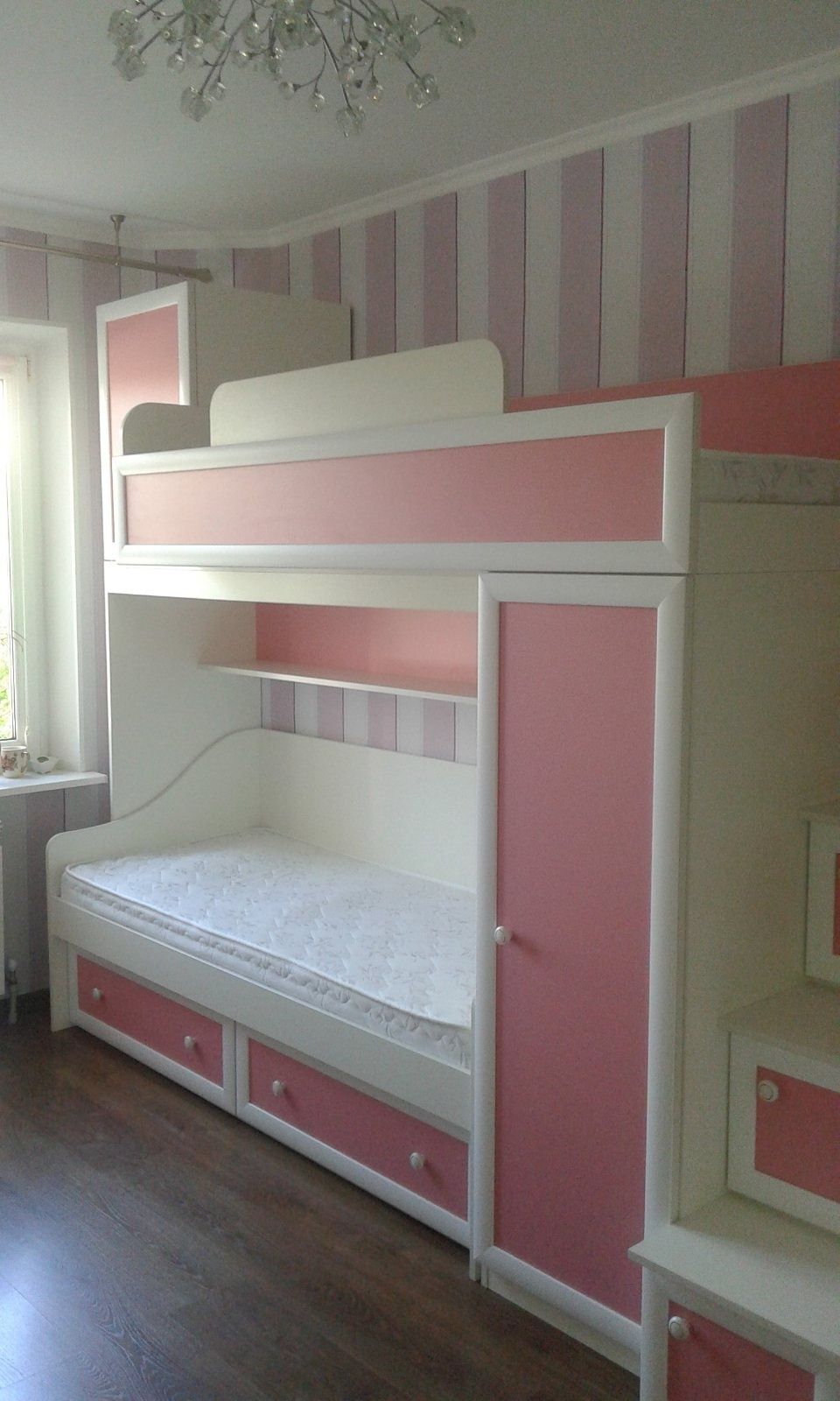 Детская двухспальная кровать два этажа