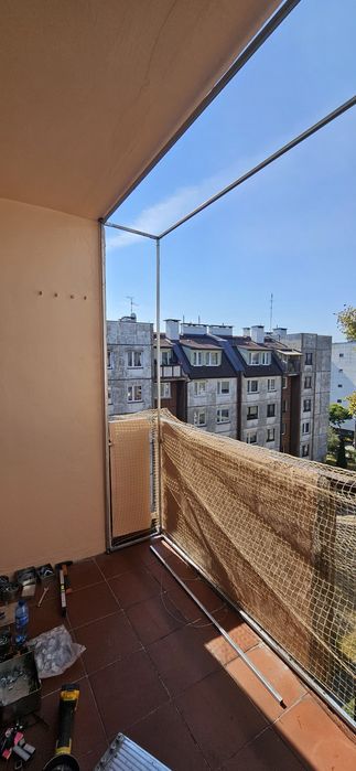 Siatka dla kota osiatkowanie balkonu przeciwko ptakom