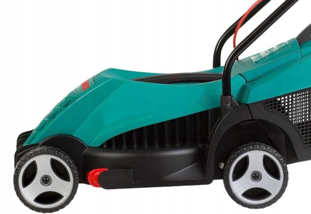 BOSCH Kosiarka Elektryczna Ogrodowa Regulacja 1200W 32 cm Kosz 31L