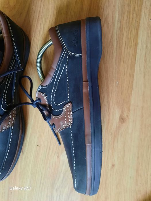 Мужские новые кожаные туфли Clarks 41 p.