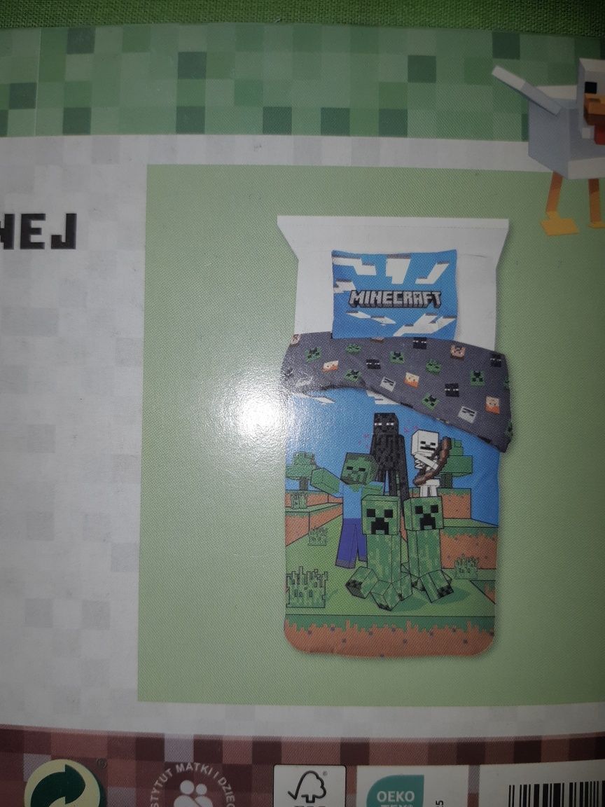 Minecraft komplet poscieli