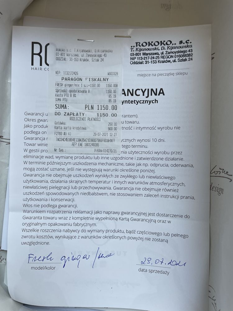 Peruka damska jasny brąz baleyage Ellen Wille