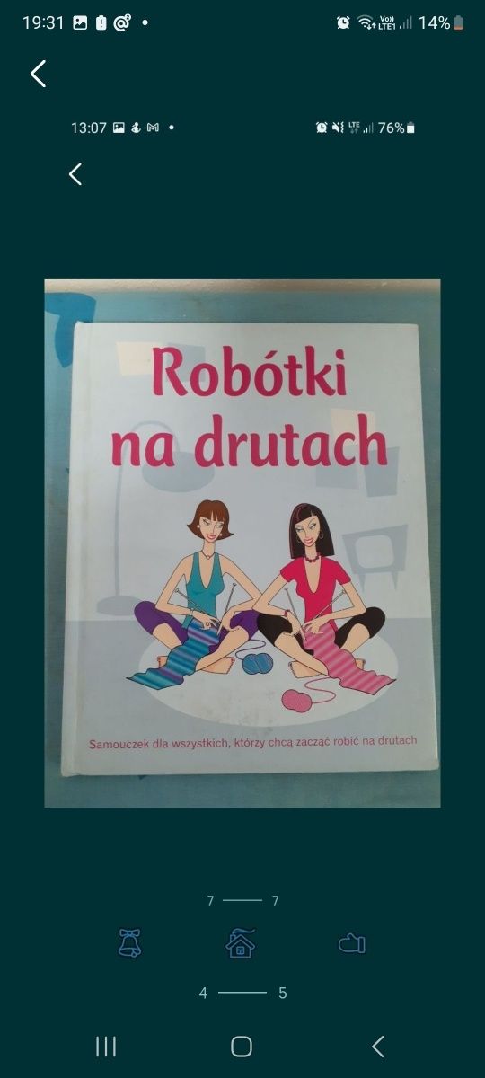 Książki szycie majsterkowanie slime robótki na drutach IKEA