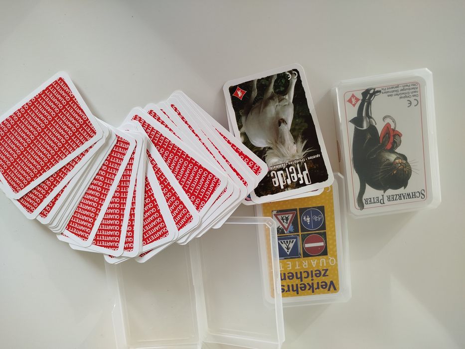 Детские игральные карты Черный Питер, 3 колоды, из Германии