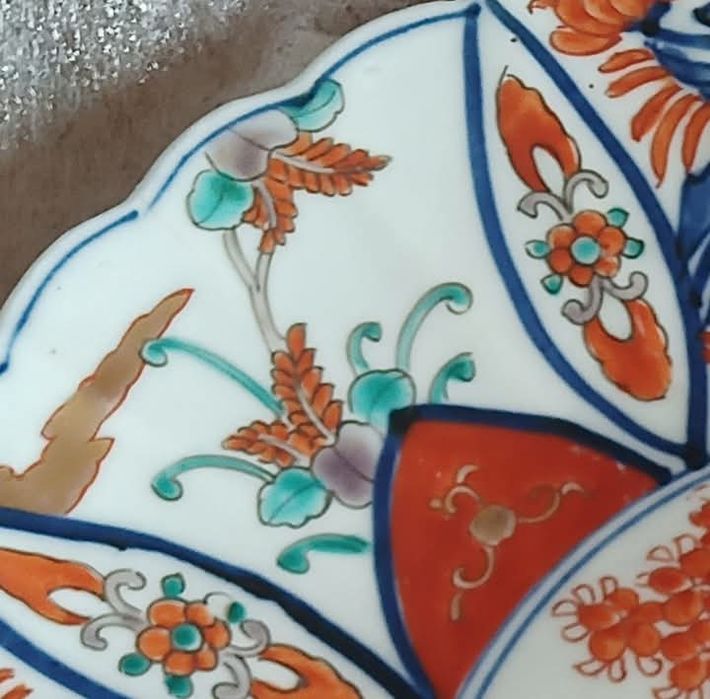 Prato imari do século xvlll