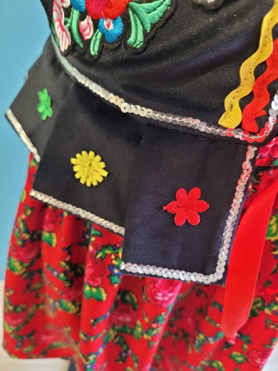 Strój krakowski/krakowianka (czerwony)