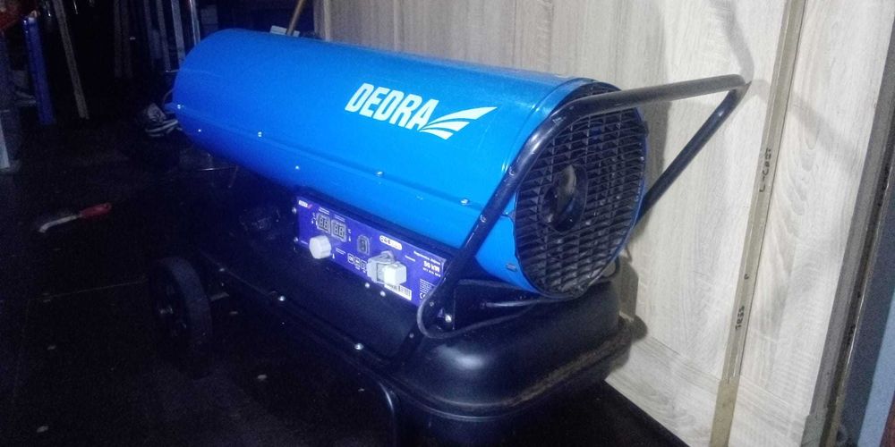 Używana nagrzewnica olejowa / diesel Dedra 50 kW– sprawna