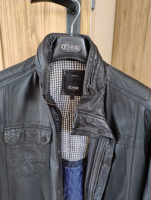 Męska kurtka skórzana Ochnik rozmiar L