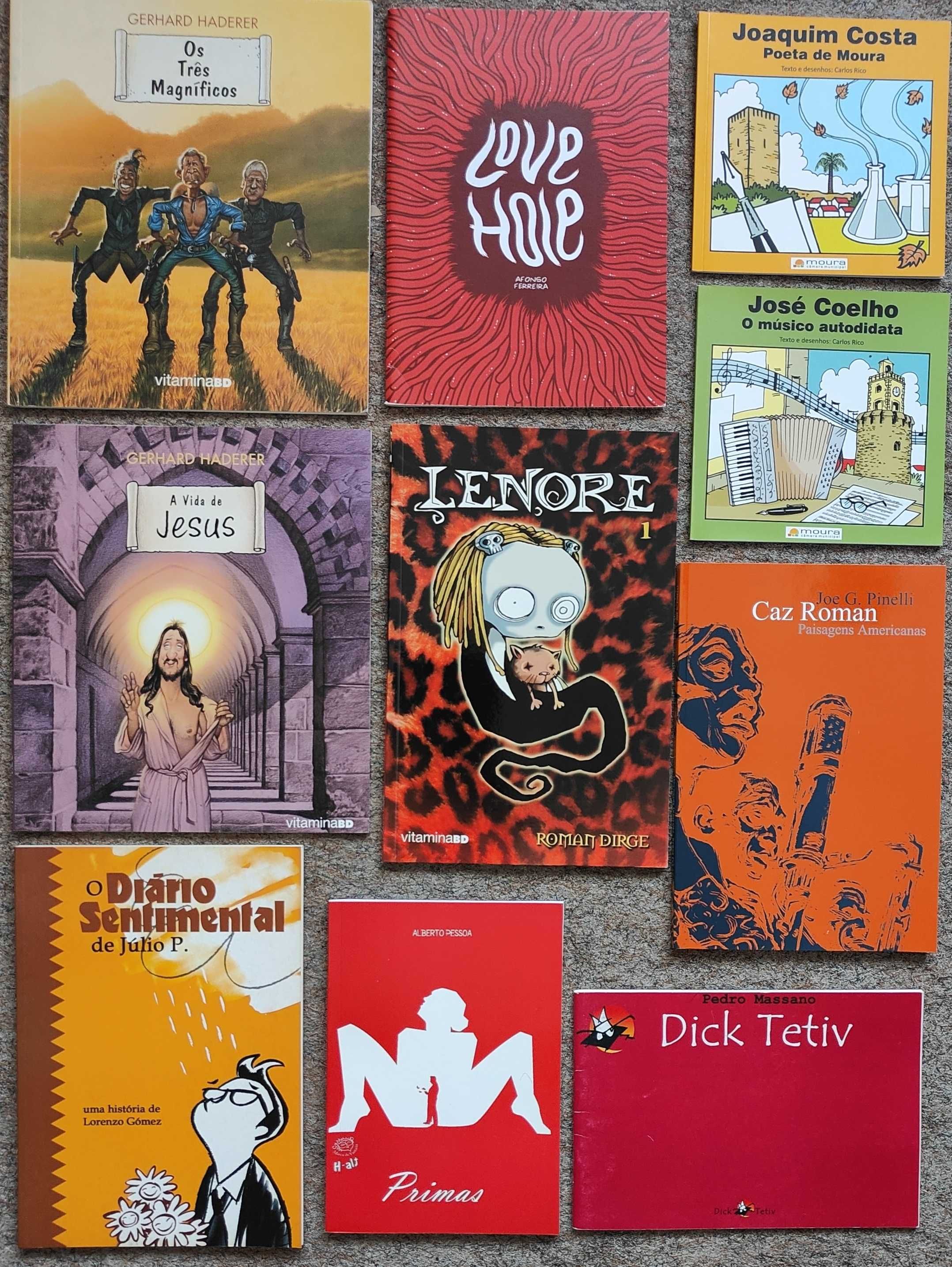 Álbuns de BD editada em Portugal – 9 livros - Lote 11