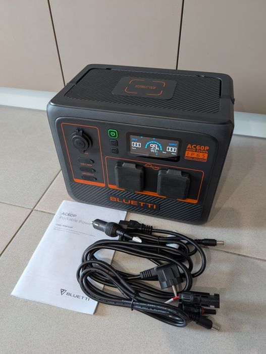 Зарядна станція Bluetti AC60P безперебойне живлення