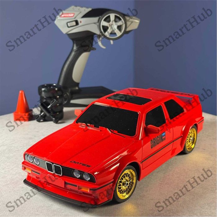 Машинка для дрифту BMW Е30 на радіокеруванні Червона Дрифт машинка БМВ