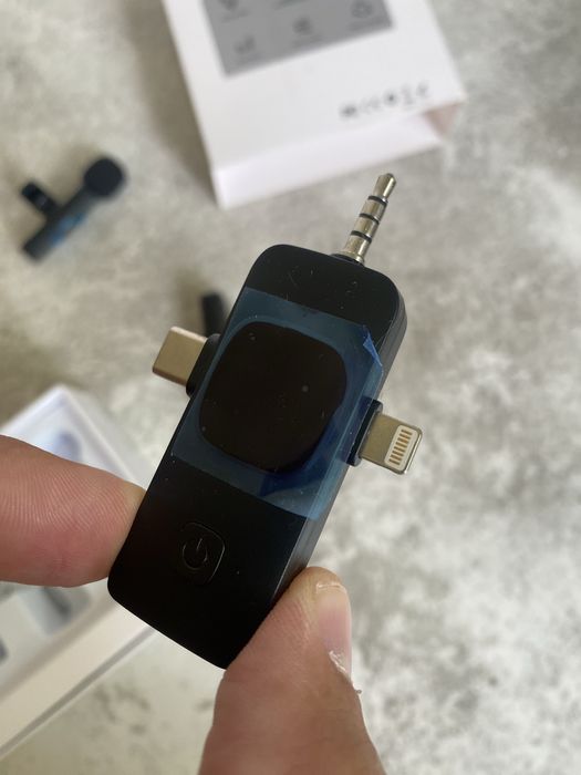 2X Mikrofon BEZPRZEWODOWY na telefon komórkowy plug-and-play