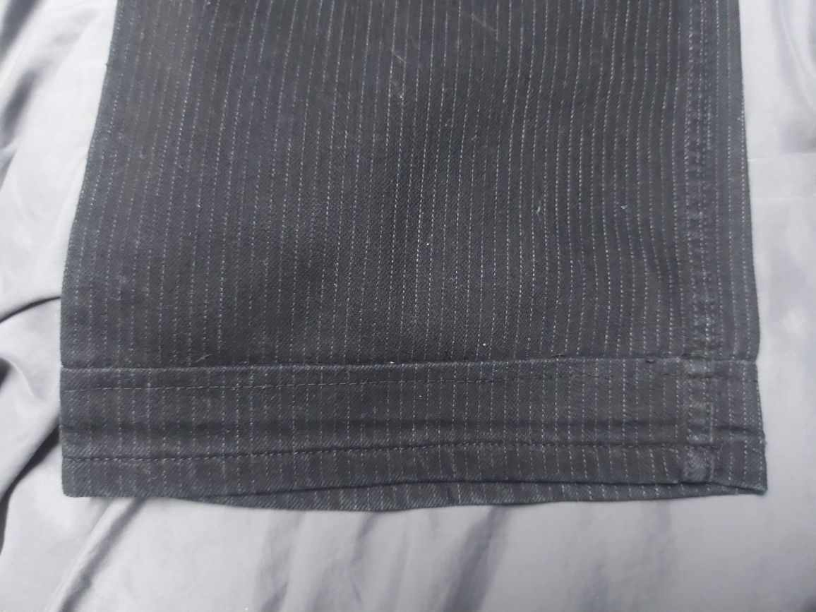 Czarne spodnie jeansowe Dakota r. L