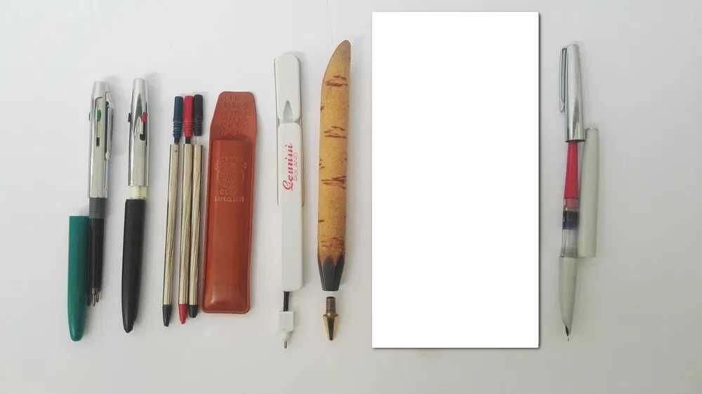 Ручки шарик-чернило АР Союз КМП54 эбонит(раритет СССР)