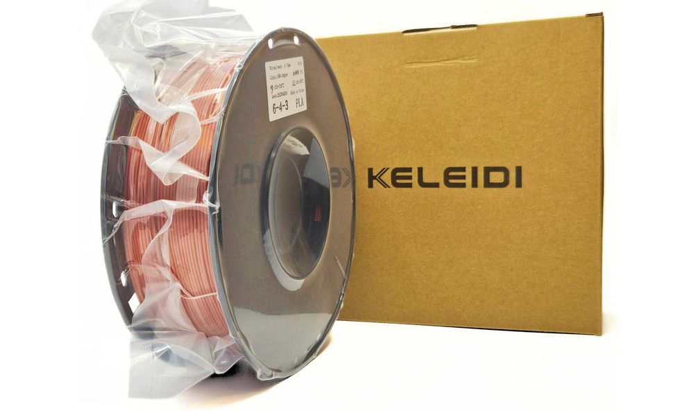 Filament 3D PLA 1kg 1.75mm Błyszczący Miedziany (Silk) do AMS lite