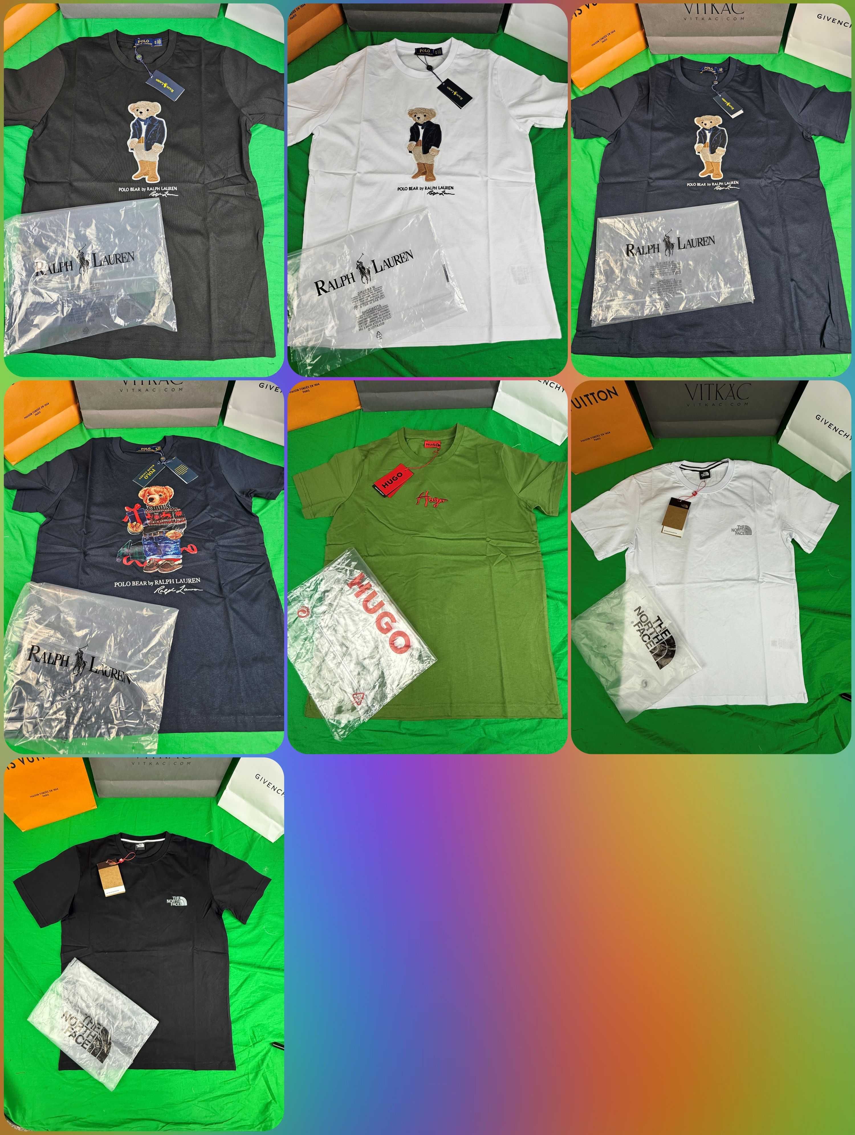Koszulka męska ralph lauren polo hugo boss t-shirt north face nowość