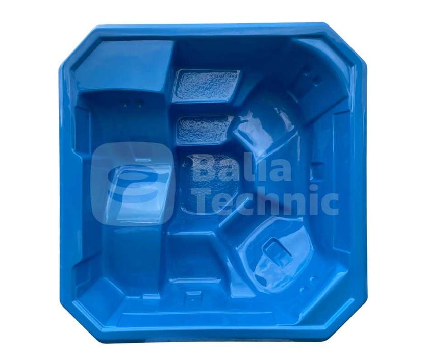 Wkład z włókna szklanego kwadrat leżanka